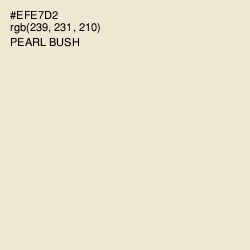 #EFE7D2 - Pearl Bush Color Image